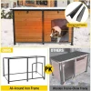 Kennels, Outdoor Dog House 59" Extra Large Insulated Dog with Insulation Liner for Winter, Kennels