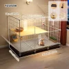 Rabbit Cage Large Space Household Large Villa Rabbit Nest with Toilet