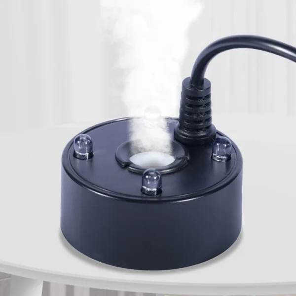 1PC 5V USB Mist Maker Fogger Nebulizer Water Fountain Fish Tank Pond Atomizer Head With 4 LED Colorful Lights