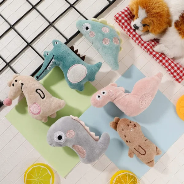 6 Pcs Cat Toys,Kitten Chew Toys with Catnip,Self-Playing Catnip Toys,Teeth Cleaning and Anti-Boredom Cat Accessories