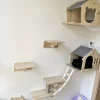 Cat Wall Climbing House Shelf Bed Wall Mounted Tree Tower Hiding House Villa Castle for Indoor Cats Accessories Sleeping