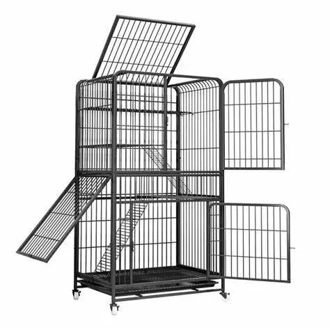 Factory Direct Sale Stainless Steel Dog Kennel Pet Cages & Houses Premium Metal Product