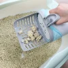 [Easy Use Cat Litter Scoop] Cat Litter Scoop with Waste Bag Holder, Plastic Cat Litter Box Cleaner, Easy Use for All Cat Breeds,