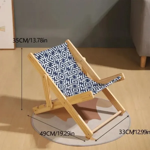 Pet Cat Bed Chair Home Use 4-speed Adjustable Wear-resistant Sisal Cat Scratching Board Foldable Breathable Pet Sofa Recliner