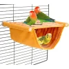 Winter Warm Bird Nest House Shed Hut Hanging Hammock Finch Cage Plush Fluffy Birds Hut Hideaway for Parrot Bird Cage Accessories