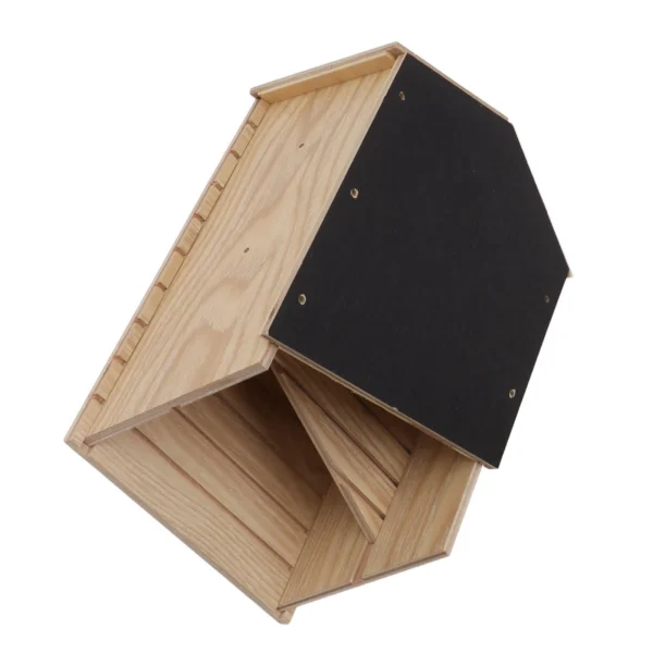 Bat Box Bat House Kit Double Chamber Wooden Waterproof Windproof Bat Box Shelter for Outdoor Garden Patio Yard Wooden Bat House