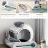 Tonepie 65L Automatic Smart Cat Litter Box Self Cleaning Fully Enclosed Cat Litter Box Pet Toilet Litter Tray English versions
