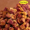 500g Large Volume Dog Snacks Meat Floss Beef Kernels Medium Small Dogs Pet Snacks Dog Food Training Reward Tooth Grinding Stick