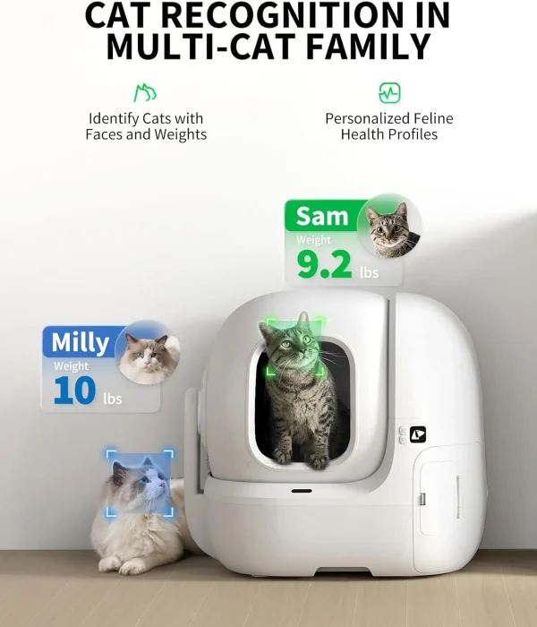 PETKIT PUROBOT MAX PRO Automatic Smart Cat Litter Box Self Cleaning AI-Camera Pet Toilet Odor Removal App Control Global Version