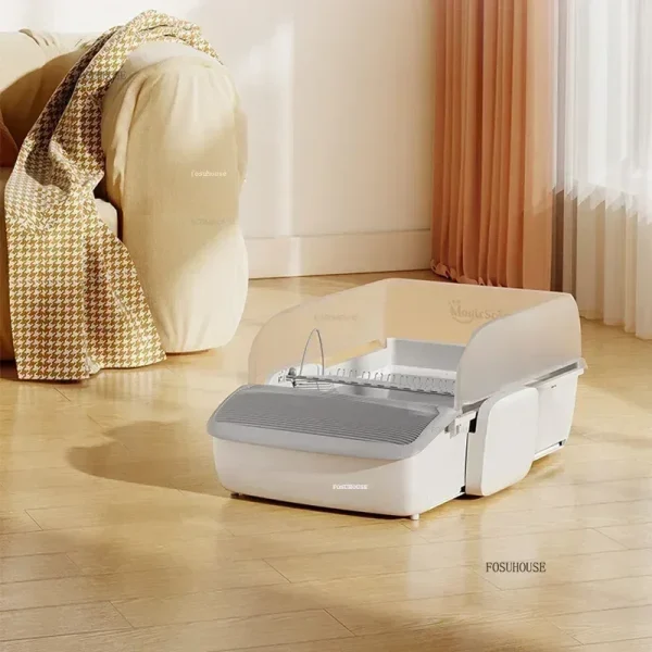 Intelligent Self-cleaning Open Cat Litter Box Pet Product Automatic Cat Bedpan Leak-proof Sterilization Deodorization Toilet b