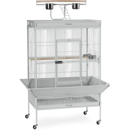 Prevue Pet Products Wrought Iron Select Bird Cage Pewter Hammertone