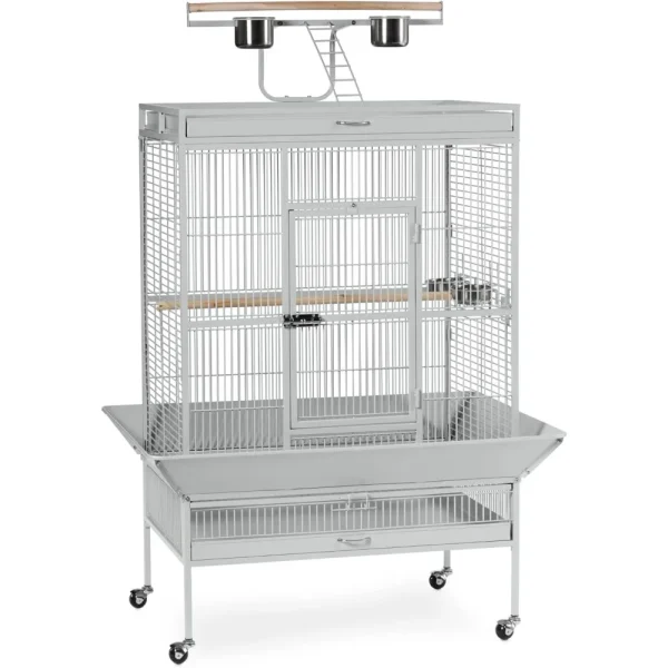 Prevue Pet Products Wrought Iron Select Bird Cage Pewter Hammertone
