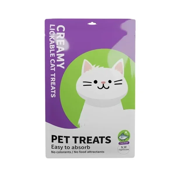 Large Capacity 75gX20bags Cat Snacks Cat Wet Food Chicken+Scallop Tuna Salmon Pet Wet Food Pet Accessories Pet Supplies