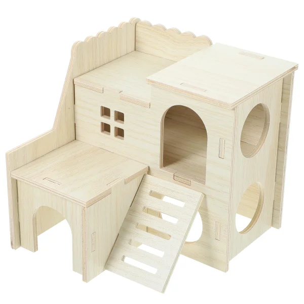 Delicate House Large Rabbit Hideout Wooden Cages Guinea Pig Houses and Hideouts