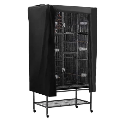 1PCS Birdcage Shade Black 69*104*122CM Breathable Washable Bird Cage Cover Black-Out Pet Cover Home Supplies DIY Accessories