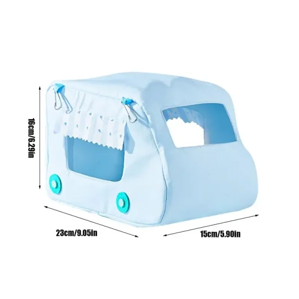 Summer Parrot Cooling Bed Bird Hammock For Cage Car Shape Cooling Sleeping Cave House For Hamster Canary Conure Pet Supplies