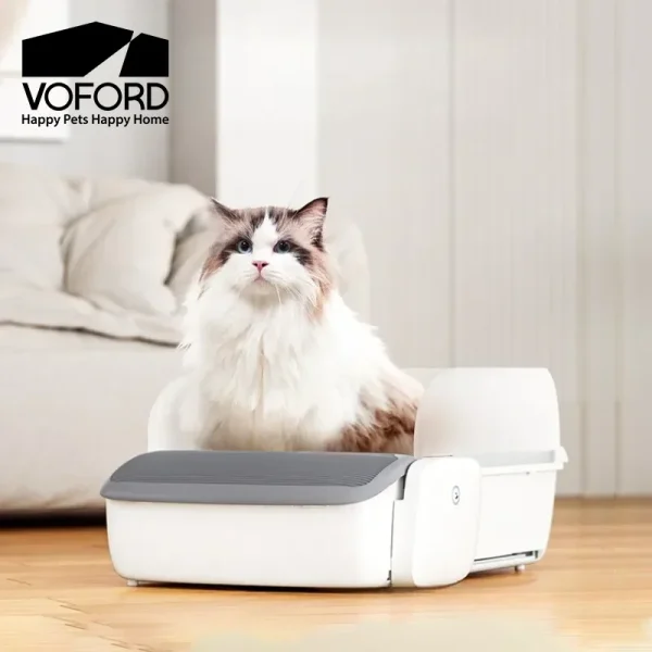 Automatic Intelligent Cat Litter Box Self-cleaning Cat Sandbox Scooping Open Semi-enclosed Cats Toilet Oversized Pet Supplies
