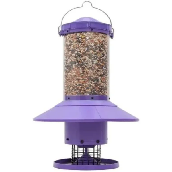 AUTOFEEDER Bird Feeder, Programmable, Automatic Time Released, Battery-Powered, Removable Lid, Squirrel Proof, Weather Resistant