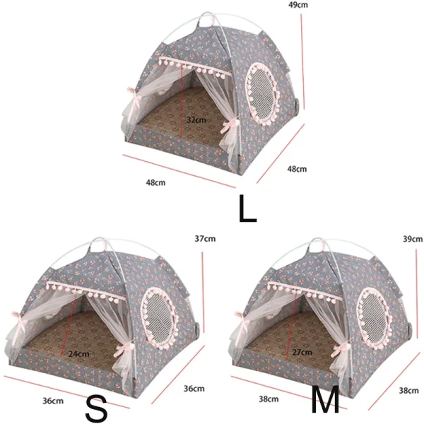 Pet Cat Tent Summer Cave Hut Cat Sleep House For Kitten Puppy Playpen Cage Basket Cat Nesk Kennel Small Dog House Bed