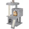 Cat Tree Tower with Scratching Posts - Kittens House Furniture Trees
