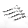 9inch 8" 7.0" Professional Japan Stainless Steel Pet Grooming Scissors Curved Hair Scissors For Cat And Dog Barber Shears