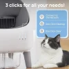 Automatic Self Cleaning Cat Litter Box with APP Control Intelligent Semi-closed Cat Litter Pan Odorless Cat Litter Tray Supplies