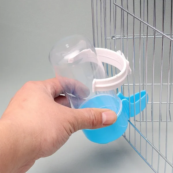 120/240/490ML Bird Feeder Automatic Cage Hanging Parrot Feeder Water Dispenser for Small Medium Large Bird Pet Cage Accessories