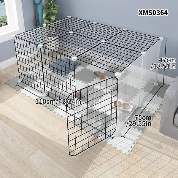 Small Animal Fence Cat Cub Guardrail Puppy Anti-Jailbreak Fence Rabbit Cage Guinea Pig Partition Net