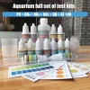 Aquarium Fish Tank Water Quality Testing Solution PH NH4 NO2 No3 GH CI H2S Aquaculture Water Quality Testing Monitoring Agent