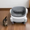 Pet Intelligent Cat Toilet, Electric Cat litter Box, Large Automatic Poop Scoop, Cat Litter Machine To Prevent Splashing Outside