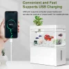 Fish Tank Small Aquascape Ecological Tank Home USB Power Planting Filtration NoWater Change Adjustable Breathing Light Fish Tank