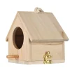 Hot Sale Wooden Large Nest Dox House Bird Bird Box Garden decoration Outdoor Wooden Boxes Bird Cages Nests Daily Necessities