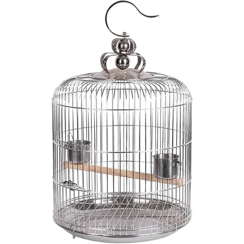 Bird Cage, Parrot Cage, Parakeet Bird Cage Hanging Bird Cage with Stand for Small Parrot Canary Parakeets Finches Macaw Cockati
