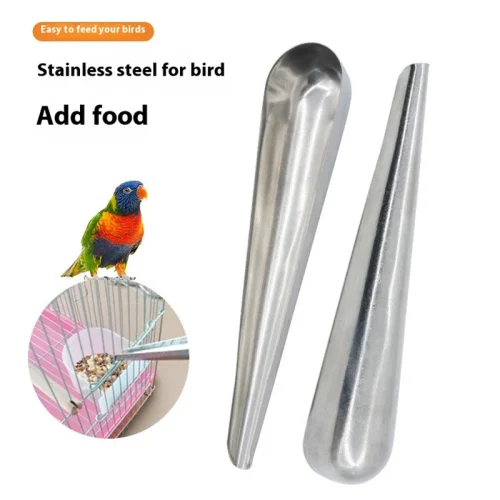 Stainless steel feeding devices, various types of bird feeding devices, rust-proof and convenient feeding tool