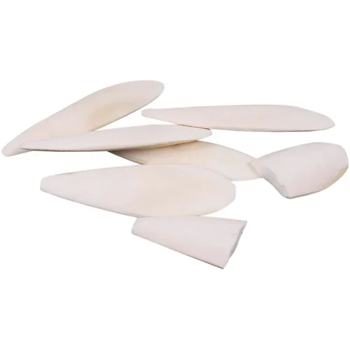 10pcs Natural Cuddle Bone Calcium Supplement Pet Bird Food Edible Chewing Cuttlefish Bone Nutritional Supplements Gifts for Pets