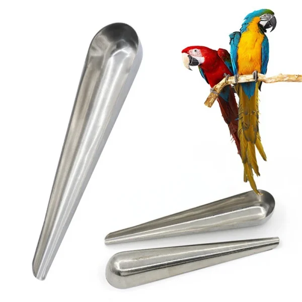 Stainless steel feeding devices, various types of bird feeding devices, rust-proof and convenient feeding tool