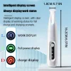 New Dog Paw Trimmer with LED Light Fully Waterproof Pet Hair Trimmer with LED Display Dog Clippers for Grooming 18mm Widen Blade