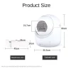 Electric Cat Toilet Extra Large Intelligent Cat Litter Box Fully Enclosed Poop Shovel Fully Automatic Cat Litter Box Low Noise