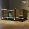 Rabbit Cage Household Extra Large Double-Layer Indoor Special Automatic Feces Cleaning Guinea Pig Cage Two-Story Platform Small House