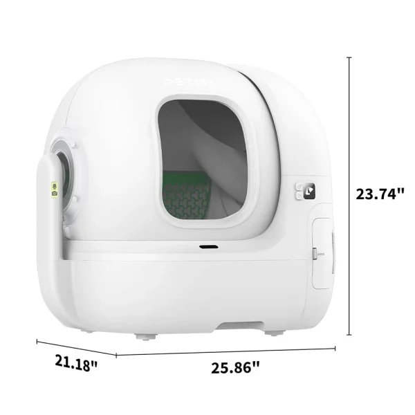 PETKIT PUROBOT MAX PRO Automatic Smart Cat Litter Box Self Cleaning AI-Camera Pet Toilet Odor Removal App Control Global Version
