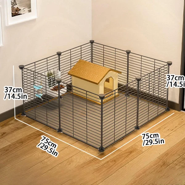 kf-Sf6de6847923a4fd5abe604dfcdede8fcI Guinea Pig, Guinea Pig, Rabbit Special Cage, Breeding Box, House Pet Fence, Extra Large Free Luxury Pet Supplies