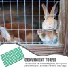 Litter Tray Rabbit Cage Mat Pet Cage Feet Mat Pet Cage Bottom Net Cage Isolation Mat Leaky Board for Bunny Rabbit Pet Rabbits