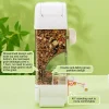 Bird Feeder Water Dispenser House Shaped Parakeet Feeder Smart Bird Feeder Large Capacity Anti Spill Food Container Drinker Cage