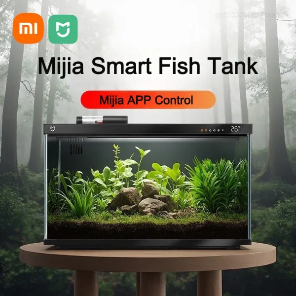 Xiaomi Mijia Smart Fish Tank MYG100 Work with Mijia APP Mobile Controlled Remote Feeding Smart Lighting System Light Aquarium