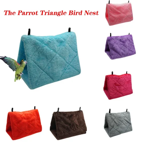Pet Bird Parrot Cages Warm Bird Hammock Hanging Tent Bed for Bird Sleeping Bird Cage Decoration Accessories Bird House Bird Nest