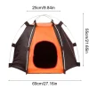 Pet Tents For Small Dogs Polyester Dog Tent For Camping Outdoor Waterproof Camping Supplies Supportive Foldable Pet House