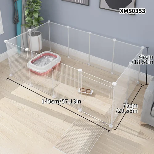 Small Animal Fence Cat Cub Guardrail Puppy Anti-Jailbreak Fence Rabbit Cage Guinea Pig Partition Net